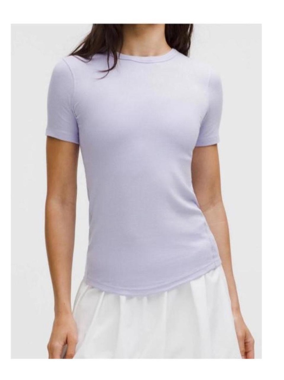 lululemon athletica Hold Tight Short Sleeves Shirt inLavender Frost — Size 6